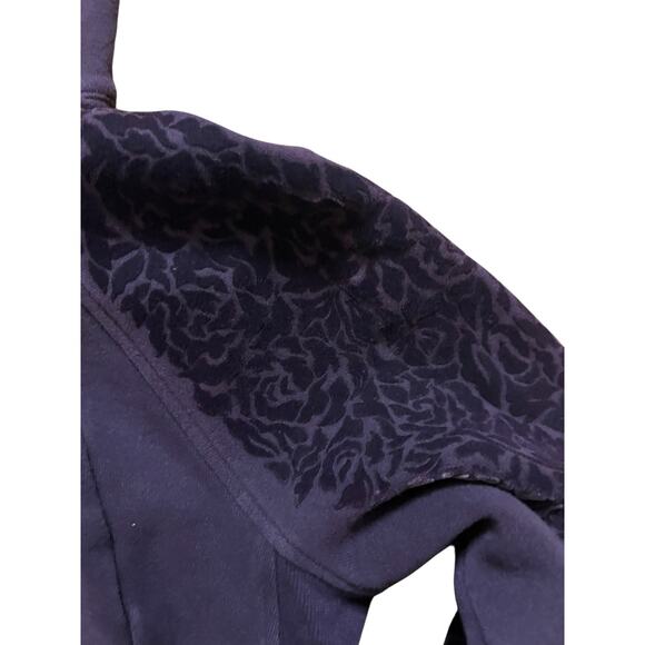 Lululemon Scuba Hoodie Cotton Velvet Roses size  6 Deep Purple - Picture 6 of 11